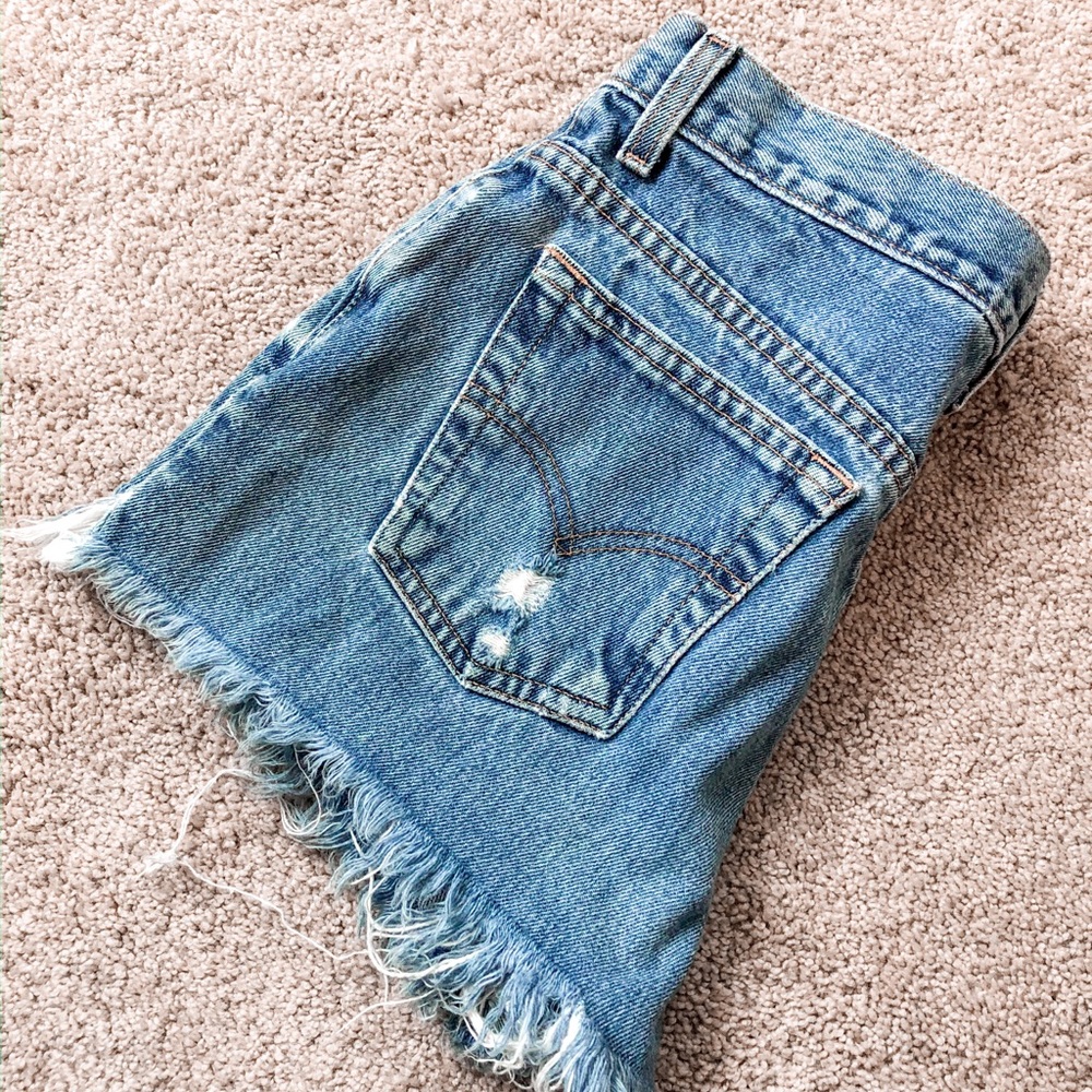 Levi’s Vintage High-Waisted Denim Shorts